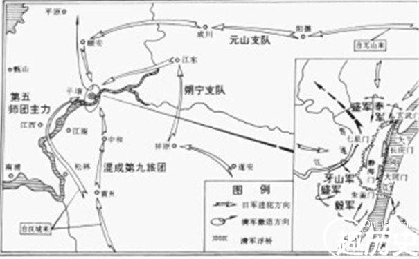 平壤之战路线图