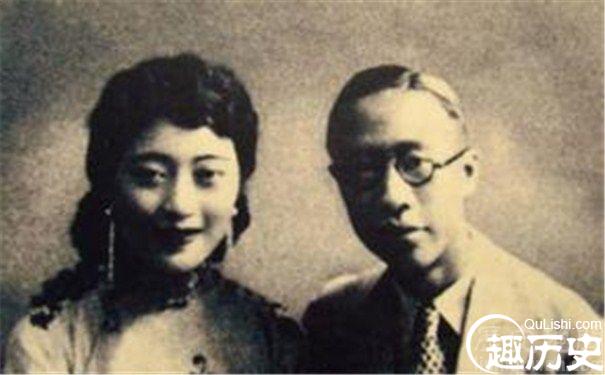 文绣和溥仪合照